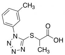 2-{[1-(3-Methylphenyl)-1H-tetrazol-5-yl]thio}propanoic Acid