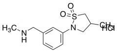 4-Methyl-2-{3-[(methylamino)methyl]phenyl}-1,2-thiazolidine-1,1-dione Hydrochloride