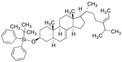 3&beta;-[[(1,1-Dimethylethyl)diphenylsilyl]oxy]-&Delta;7-Avenasterol (E/Z mixture)