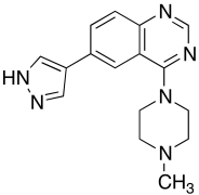 4-?(4-Methyl-?1-?piperazinyl)?-?6-?(1H-?pyrazol-?4-?yl)?quinazoline