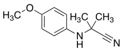 2-[(4-Methoxyphenyl)amino]-2-methylpropanenitrile
