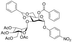 4-Nitrophenyl 2-Benzoyl-4,6-O-benzylidene-3-O-(2&rsquo;,3&rsquo;,4&rsquo;,6&am