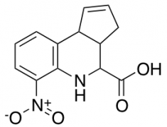 6-Nitro-3a,4,5,9b-tetrahydro-3H-cyclopenta[c]quinoline-4-carboxylic Acid