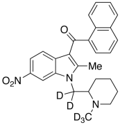 [2-Methyl-1-[(1-methyl-2-piperidinyl)methyl]-6-nitro-1H-indol-3-yl]-1-naphthalenylmethanon