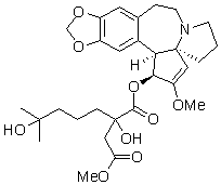 高三尖杉酯堿（高粗榧?jí)A，后莫哈林堿）對(duì)照品