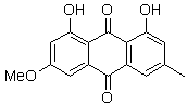 大黃素甲醚（朱砂蓮乙素;非斯酮;1,8-二羥基-3-甲氧基-6-甲基蒽醌）對照