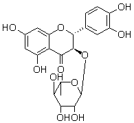 落新婦苷（花旗松素-3-O-α-L-吡喃鼠李糖苷）對(duì)照品