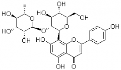 牡荊素鼠李糖苷（5,7,4’-三羥基黃酮-8-C-β-D-葡萄糖苷）對(duì)照品