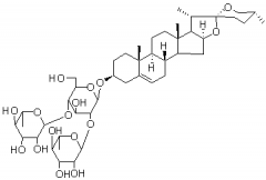 薯蕷皂苷（薯蕷皂甙;重樓皂苷III;重樓皂甙III）對照品