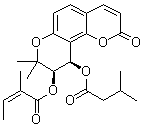 白花前胡丙素（3’(s)-當(dāng)歸酰氧基4’(s)-乙酰氧基-3’，4’-雙氫邪蒿內(nèi)酯