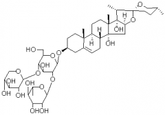 麥冬苷元-3-O-α-L-吡喃鼠李糖基-(1→2)-β-D-吡喃木糖基(1→4)]-β-D-吡喃葡萄