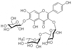 6-羥基山奈酚-3-O-蕓香糖-6-O-葡萄糖苷對照品