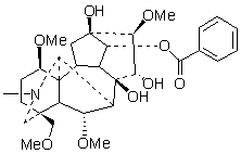 苯甲酰次烏頭原堿對照品